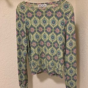 Wildfox 70s Print Sweatshirt